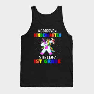 Goodbye Kindergarten Hello 1St Grade Kindergarten Graduation Tank Top